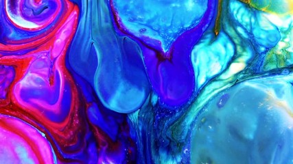 Very Nice Surface Moving Surface Liquid Paint Background Texture Video.