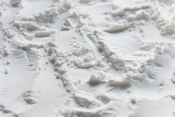 Background of Starch flour powder texture