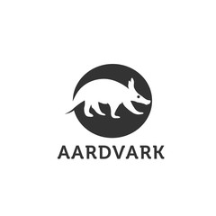 Obraz premium Detailed and isolated illustration of the mammal aardvark vector