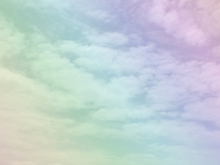Plakat Sky and cloud subtle background with a pink and purple pastel gradient.