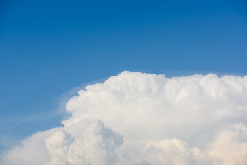 Blue Sky With Clouds Background