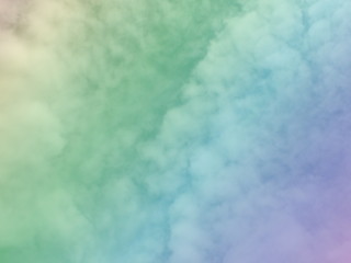 Beautiful sky and cloud with a pastel colored for background.