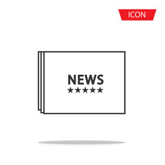 billboard icon , news icon on background.