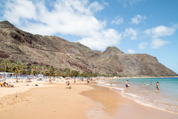 Plage de las Teresitas à Tenerife, Santa Cruz de Tenerife 