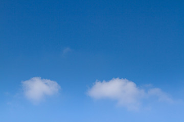 Blue Sky With Clouds Background