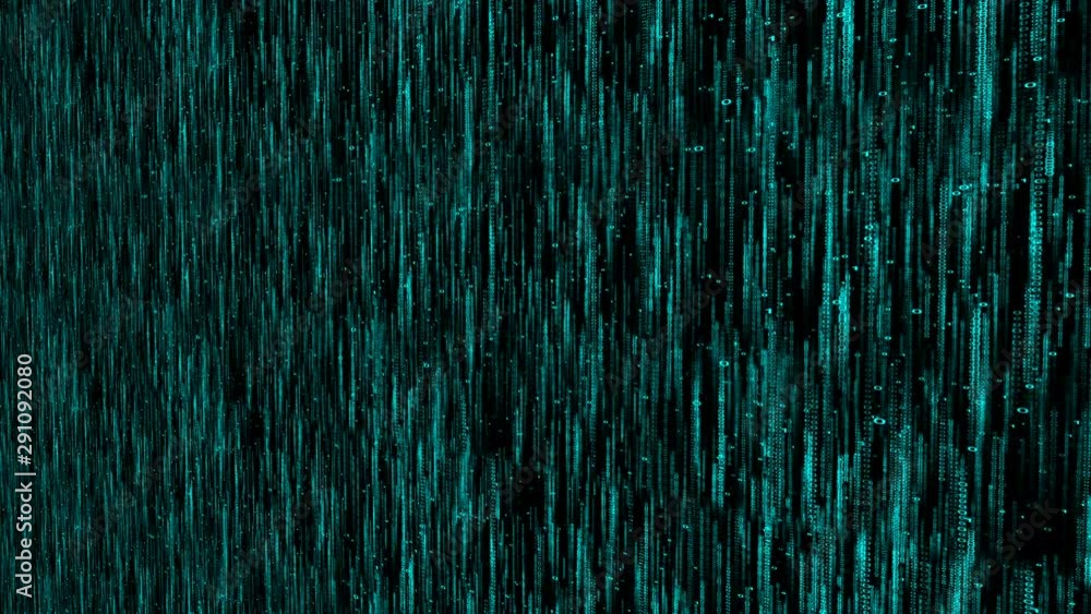 Aufkleber Abstract digital background numbers 0 and 1 computer machine matrix code 