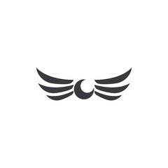 Obraz premium Wing logo and symbol