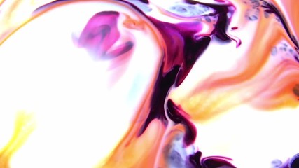 Very Nice Surface Moving Surface Liquid Paint Background Texture Video.