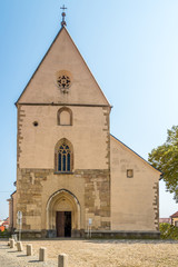 Fototapeta na wymiar View at the church of Saint George in Ptuj - Slovenia