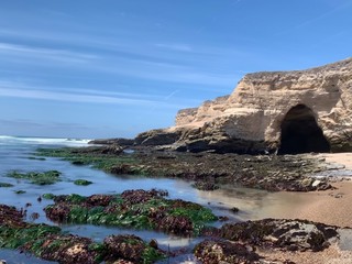 Beautiful cliff in  Coon Creek Beach, Montana De Oro State Park ,CA, USA