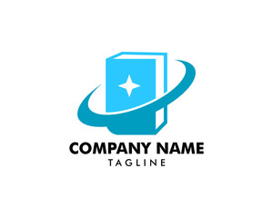 Book store logo icon vector template