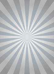 Sunlight vertical abstract background. Grey color burst background. Vector illustration.