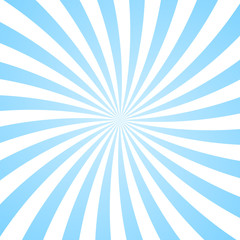 Blue background superhero. Super hero cartoon gradient texture. Sun rays burst. Radiate sun beam, burst effect retro. Sunbeam light flash boom. Template sunlight starburst poster. Vector illustration