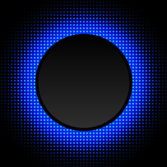 Abstract background glowing neon circle