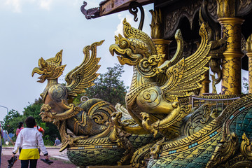 Temple Sirindhorn Wararam Phuproud in Ubon Ratchathani Province Thailand