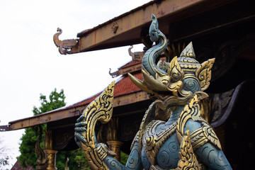 Temple Sirindhorn Wararam Phuproud in Ubon Ratchathani Province Thailand