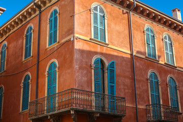 windows in the facades