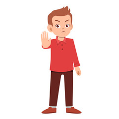 handsome good looking man express his emotion