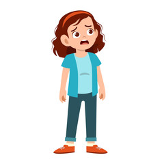 beauty good looking woman express her emotion