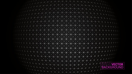 Abstract sphere vector illustration background