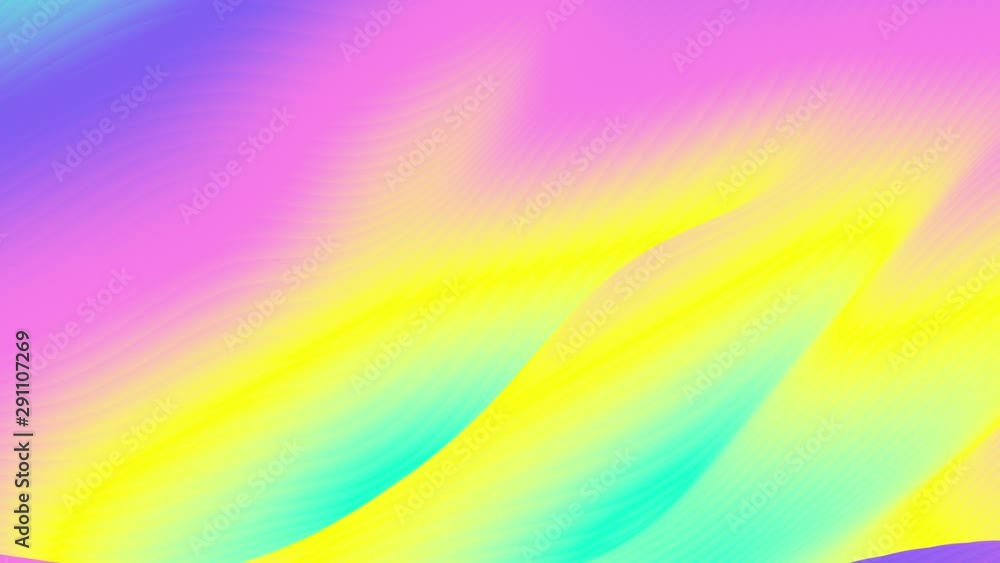 Poster looped animation. abstract colorful wavy background in bright rainbow colors. modern colorful wallpa