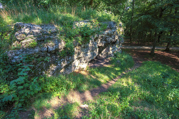 Der Hexenfelsen auf dem Galgenberg bei Nördlingen