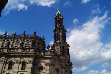Die katholische Hofkirche in Dresden