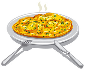 scrambled eggs