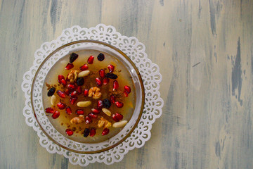 traditional türkish dessert, aşure