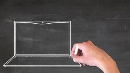 assemblée générale ordinateur tableau noir