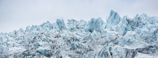 Fototapeta na wymiar Beautiful landscape on a Glacier 