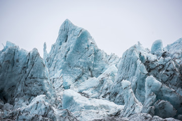 Beautiful landscape on a Glacier 