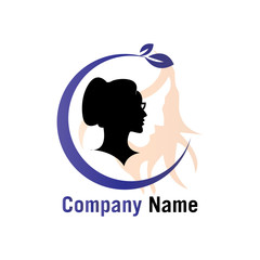 Beauty care logo vector design template