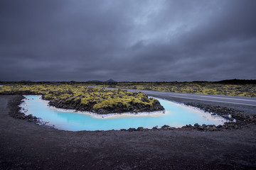 Blue Lagoon area in Iceland