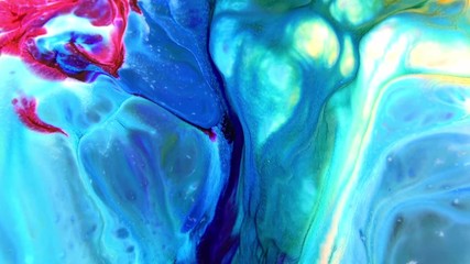 Very Nice Surface Moving Surface Liquid Paint Background Texture Video.