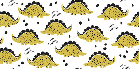 kids dino pattern scandinavian mininalism © tanya