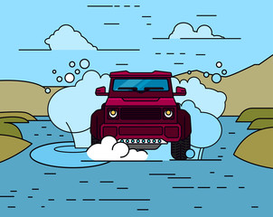 Off Road Landscape Poster