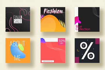 Naklejka premium 3D Illustration and Social Media Web Banner 9
