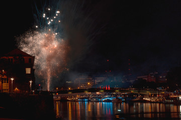 Feuerwerk an der Bremer Schlachte 1