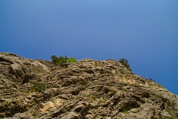 vista dal sentiero 208 fosso dell'eremo a Piobbico