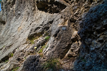 vista dal sentiero 208 fosso dell'eremo a Piobbico
