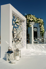 wedding decor white in colors 