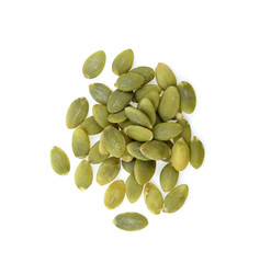 pumpkin seedsisolated on white background