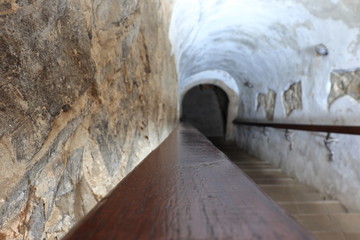 Stairs to the old stone dungeon