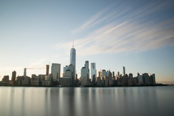 Fototapeta na wymiar Morning New york skyline