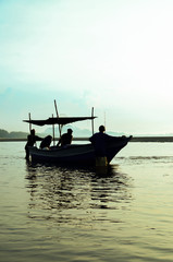 Fishing Boat at Sunrise