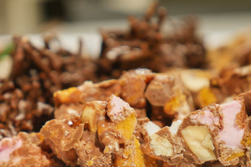 Rockyroad closeup with chocolate and marshmello
