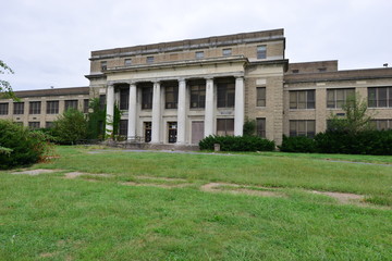 Abandoned school in Harrisburg, Pennsylvania.