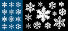 Snowflake design for christmas and winter season vector illustration