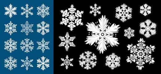 Snowflake design for christmas and winter season vector illustration